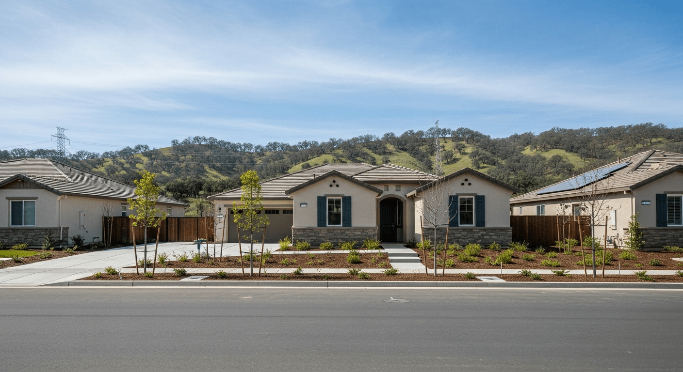 HVAC service in Lincoln CA — 2000s-era home in Lincoln Crossing neighborhood